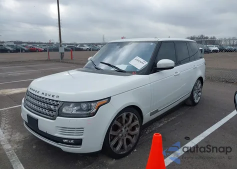 2016 Land Rover Range Rover 5.0L V8 Supercharged z USA, uszkodzony, nr VIN SALGS2EF2GA285069